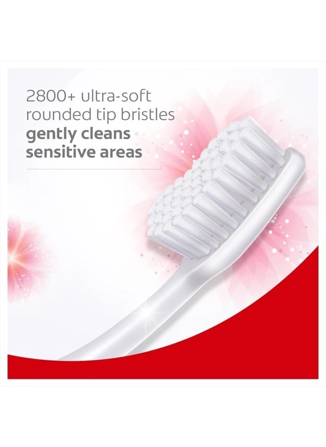 Gentle Sensitive Toothbrush - ultra soft multicolour 4-Piece Pack