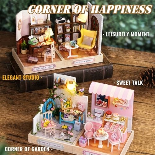 DIY Miniature House Kit - Vintage Coffee Shop