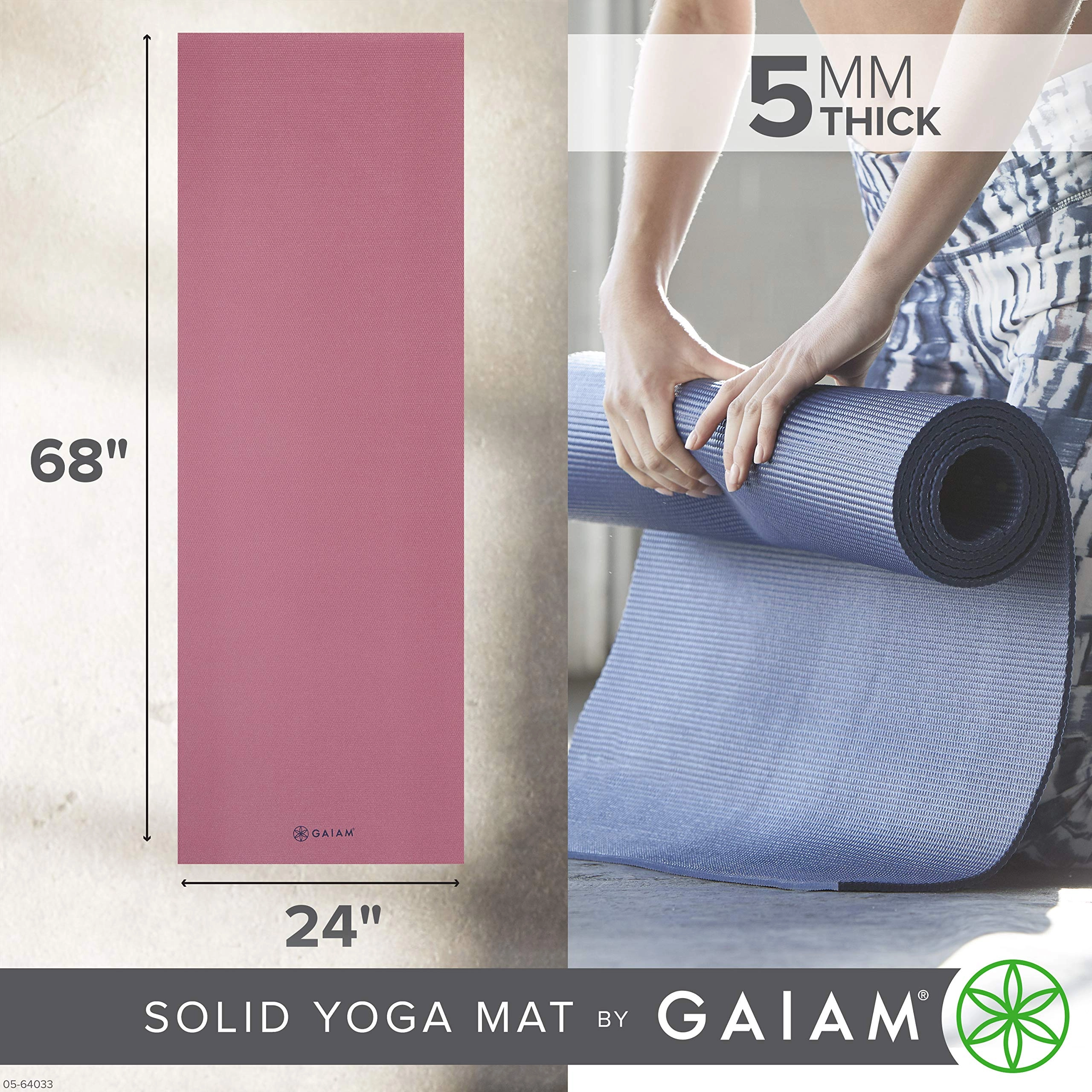 Yoga Mat - Polyvinyl Chloride 5mm