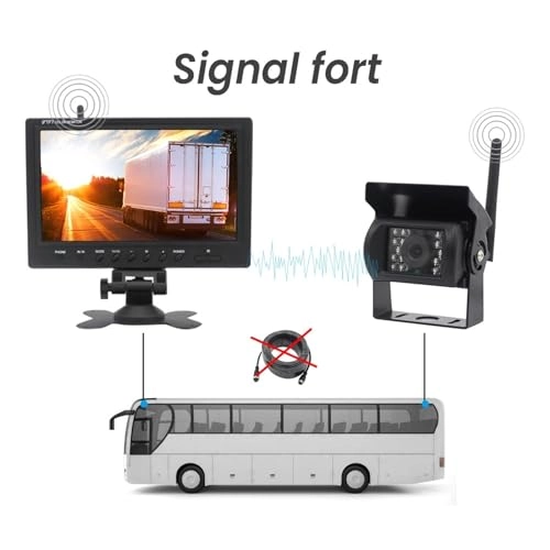 HD Digital Display Bus Camera - Night Vision Wireless 1204 RGB x800
