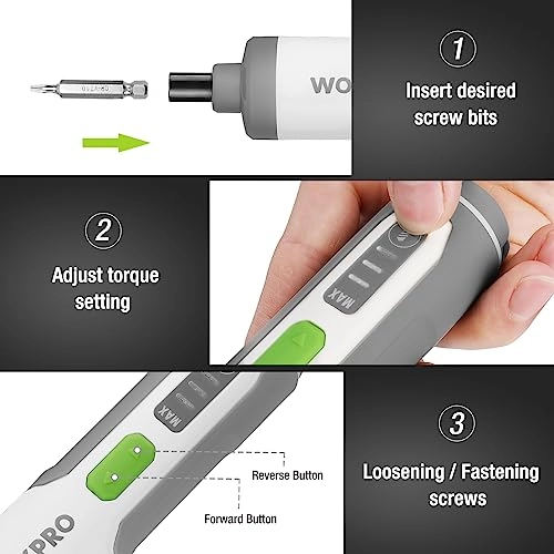 Electric Screwdriver - 3.6V Rechargeable 35 Bits