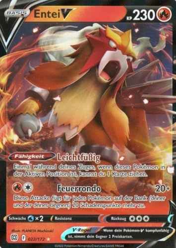 Pokemon Entei V BRS 022 - German