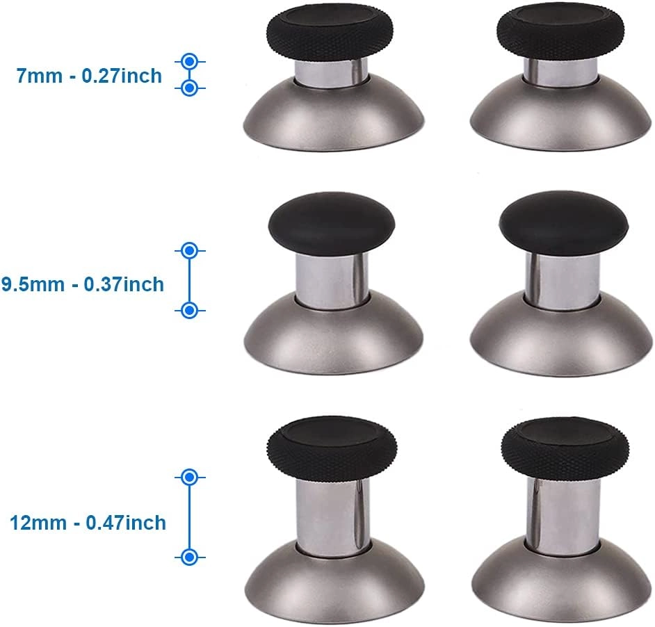 8 in 1 Magnetic Metal Thumbsticks - Playstation 4 PS4, PS4 Slim, PS4 Pro Dualshock 4, XBOX One, XBOX One Elite, XBOX One S, XBOX One X/ XBOX Series X