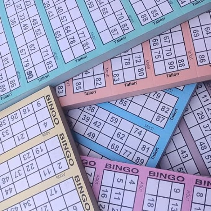 BINGO TICKET PADS - 4 200 SHEETS 1000 GAMES