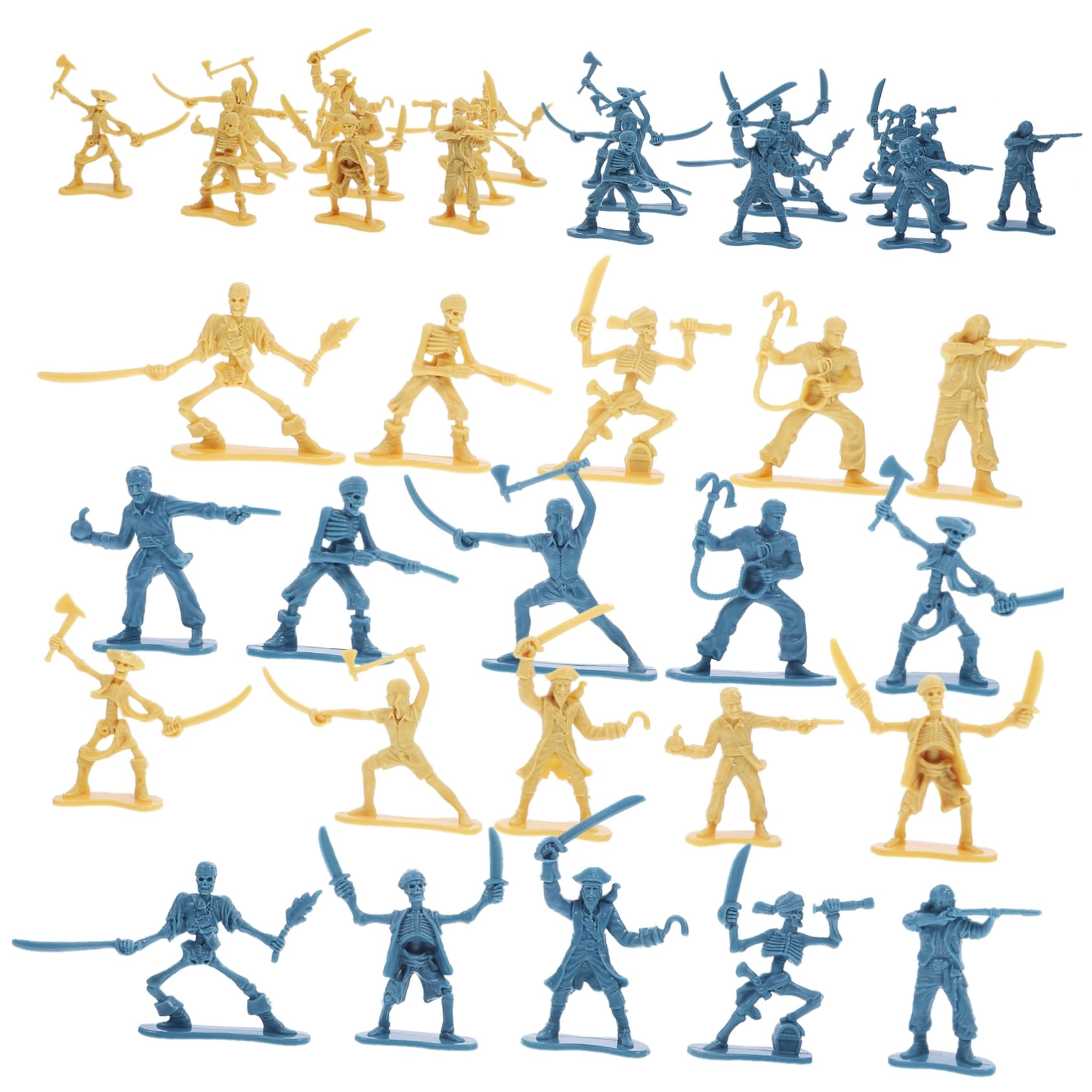 BESPORTBLE Generic Pirate Soldier - Pirate - 168.00 100PCS (CER1X14V59CW0001QMHLI)