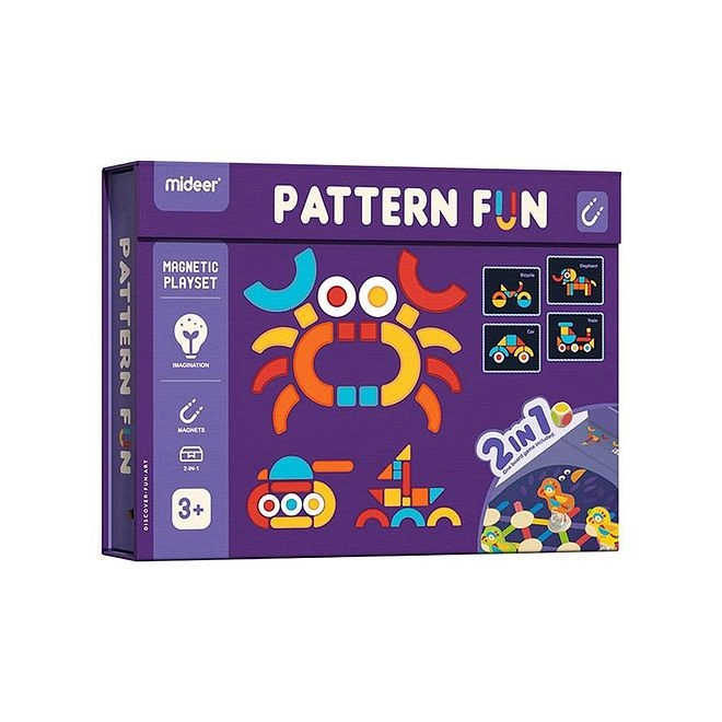 Patterns Magnetic Game - 3 + 92 pieces
