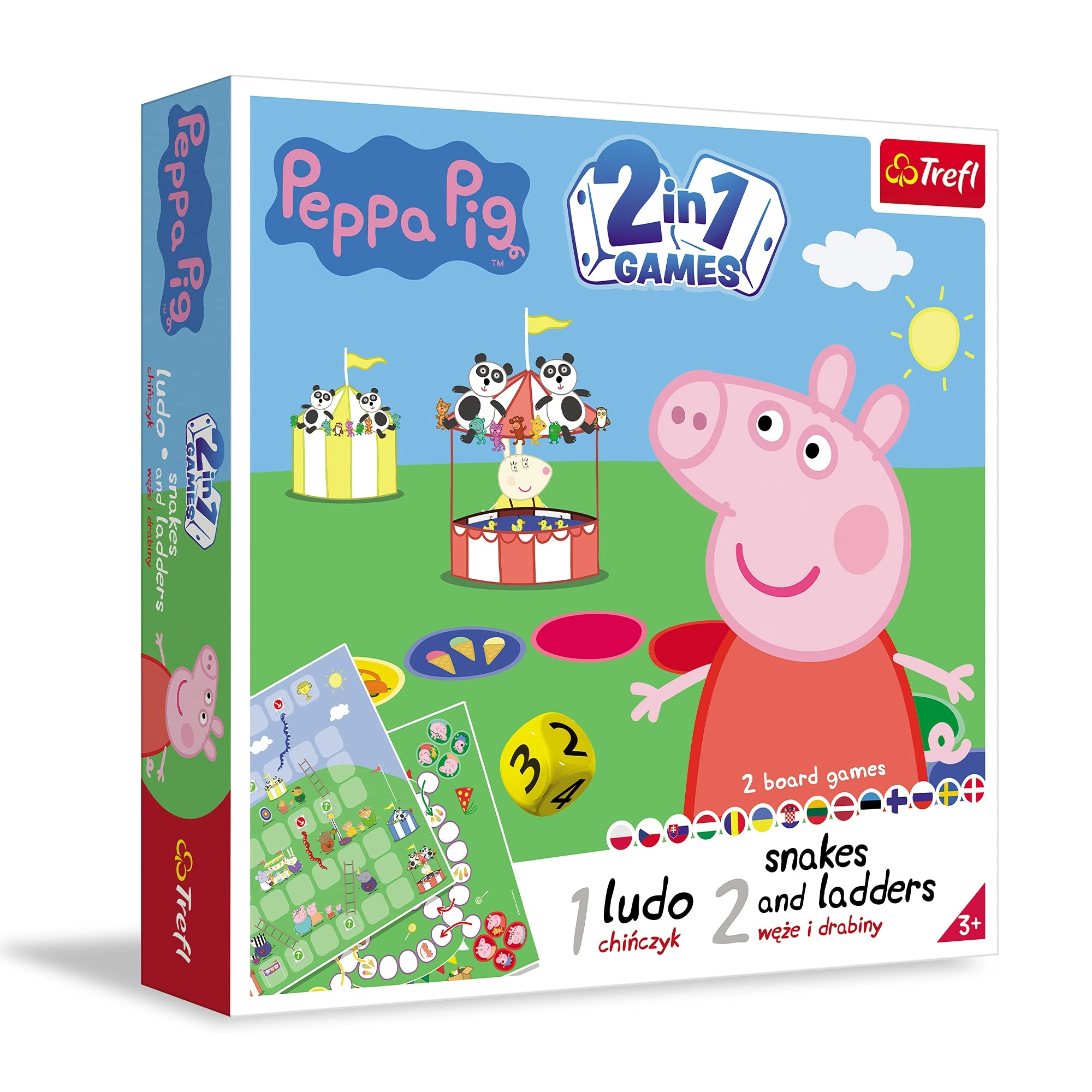 Trefl Peppa Pig 2-in-1 Game - 3 years and up