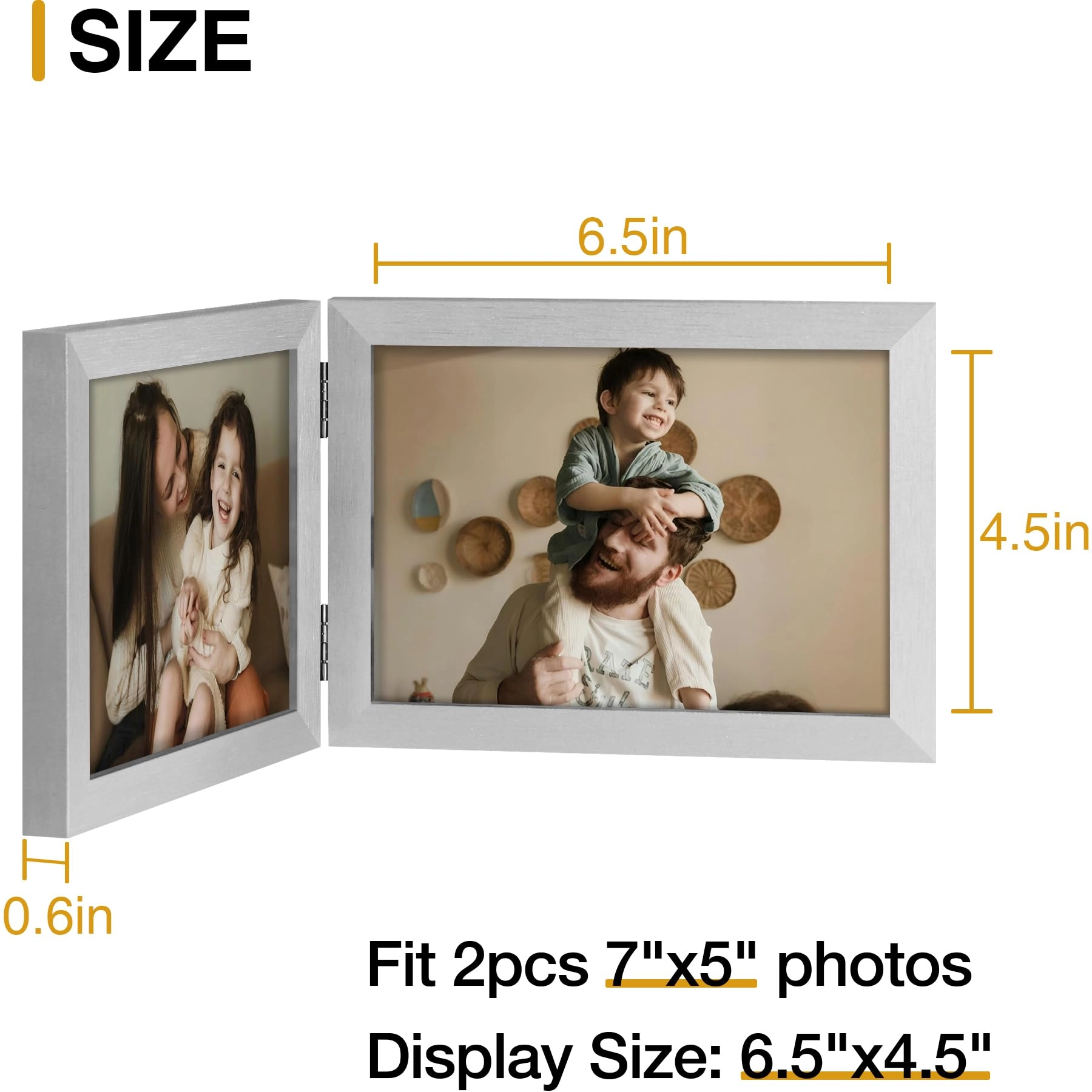 Double Picture Frame - 5x7 2