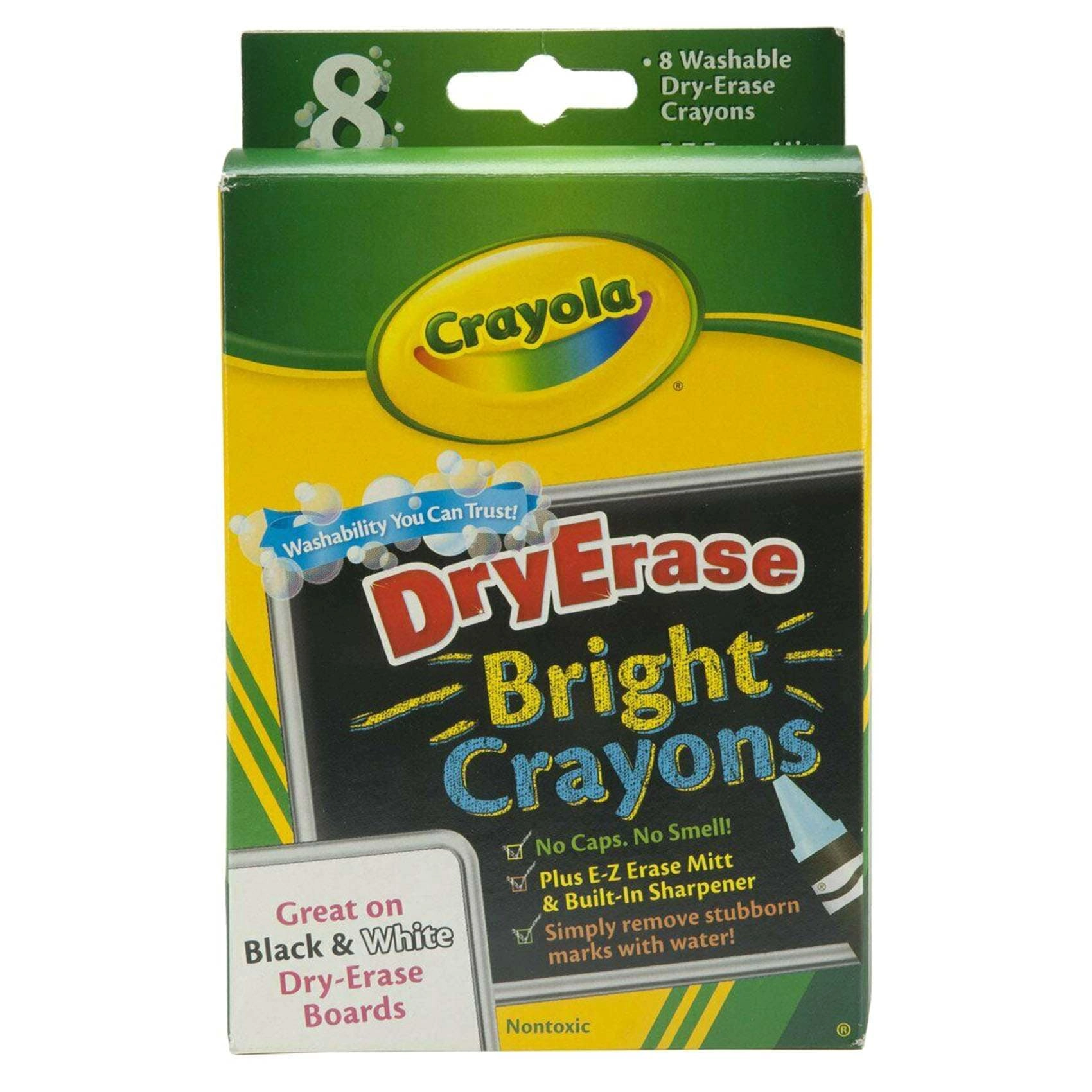 Crayola Dry Erase Crayons - Bright - 8 Pcs