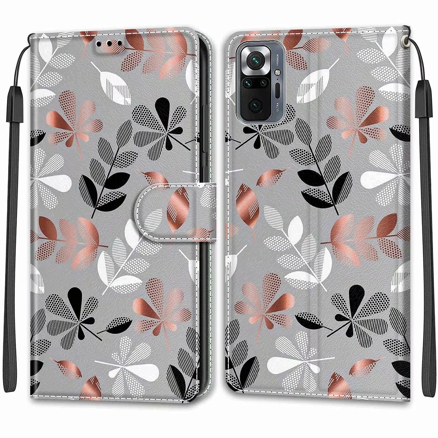 Wallet Case for Xiaomi Redmi Note 10 Pro - Faux Leather, Thermoplastic Polyurethane