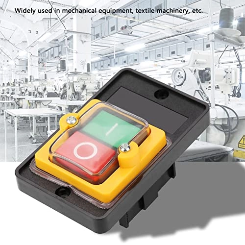 Push Button Switch - 380V 10A Self-locking ON OFF Screw Terminals