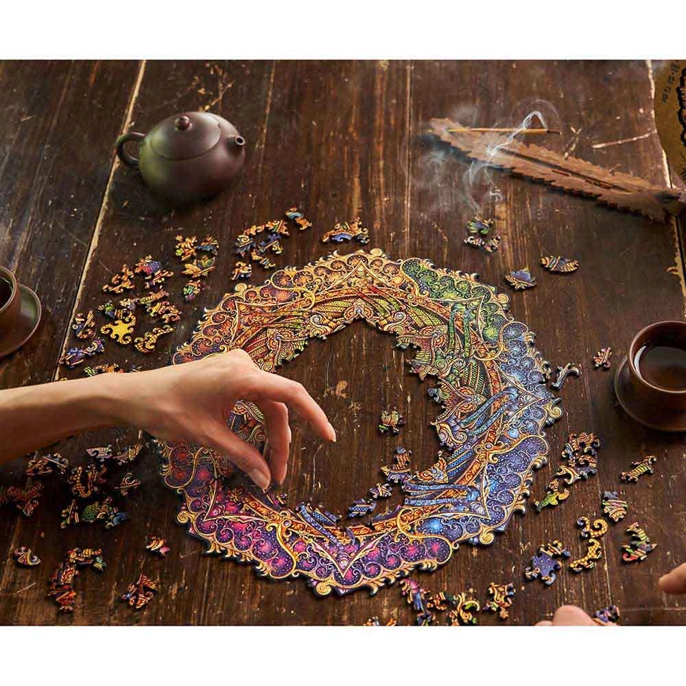 Mandala Inexhaustible Abundance Wooden Puzzle (4107390-Inexhaustible_Abundance_M) - 200 pcs