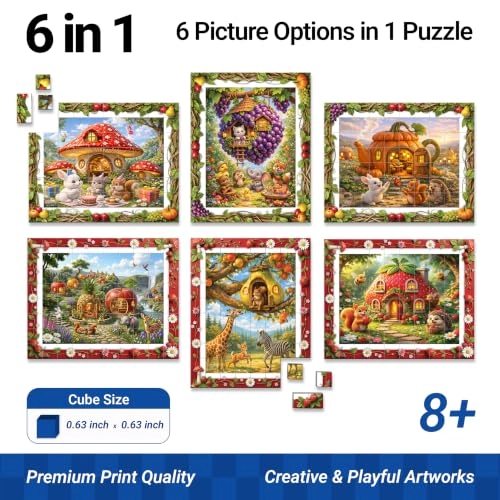 TOSY Picture Cube - 9 and up 80 pieces