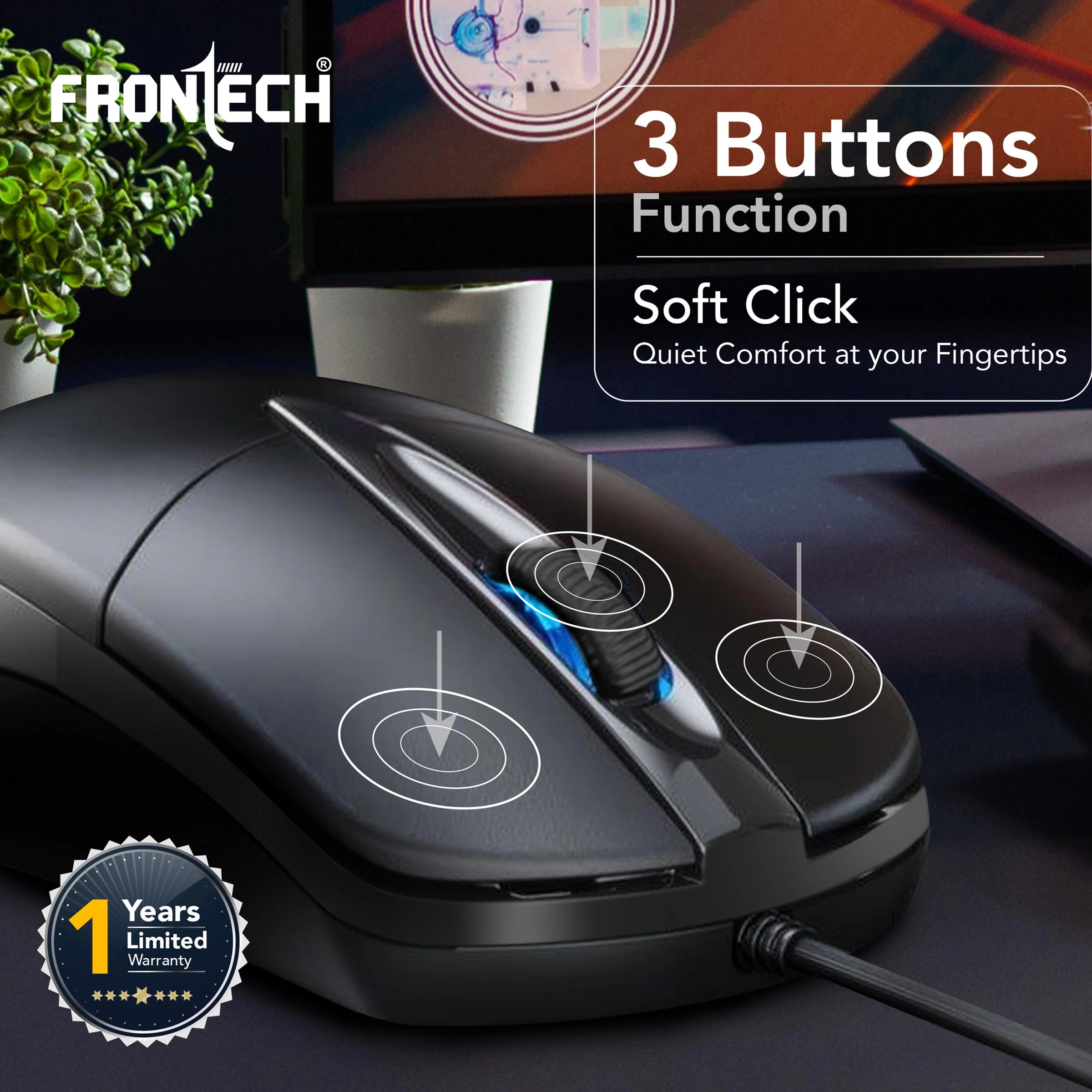 Keyboard & Mouse Combo - QWERTY Wired