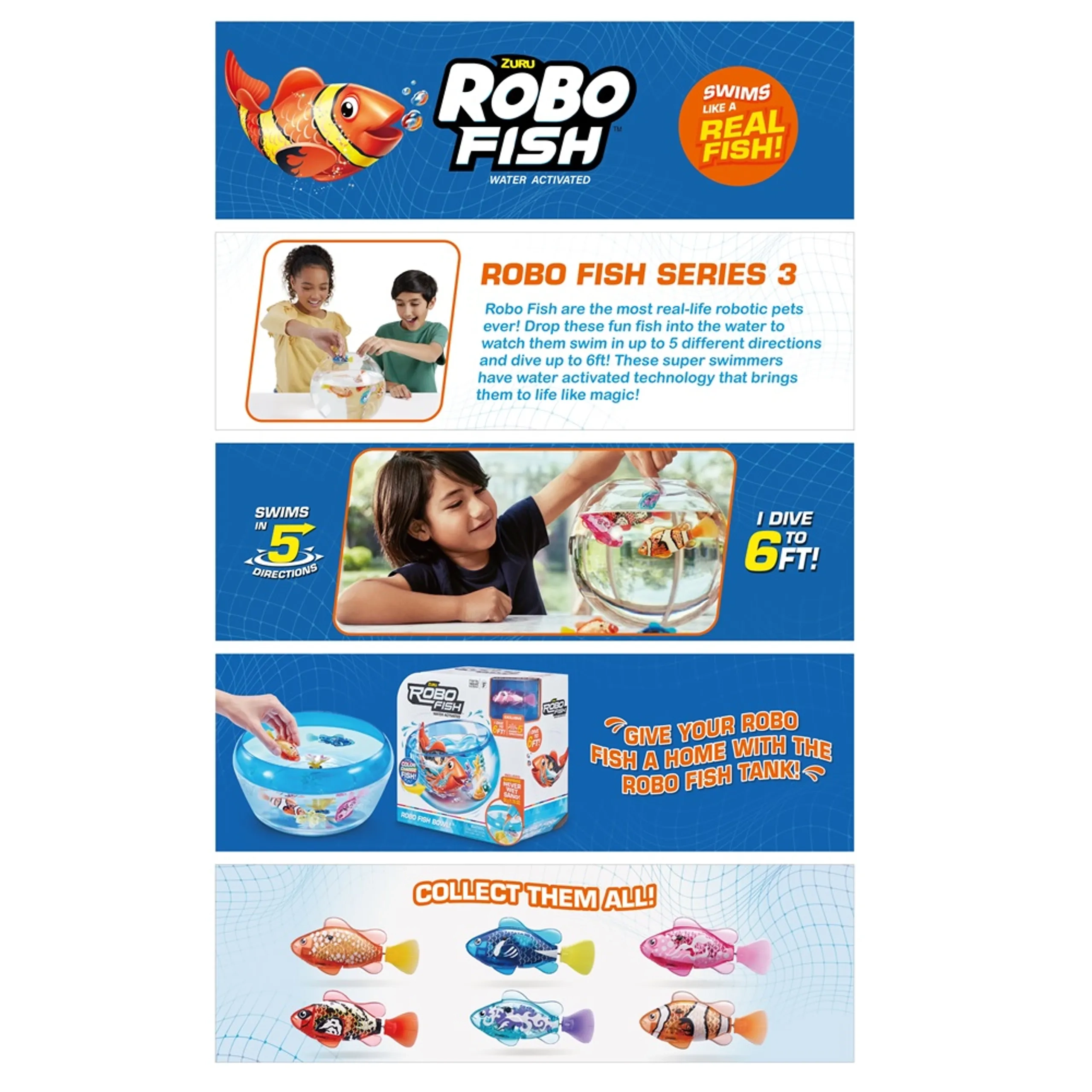 Robo Alive - Water Activated 1pc Color May Vary