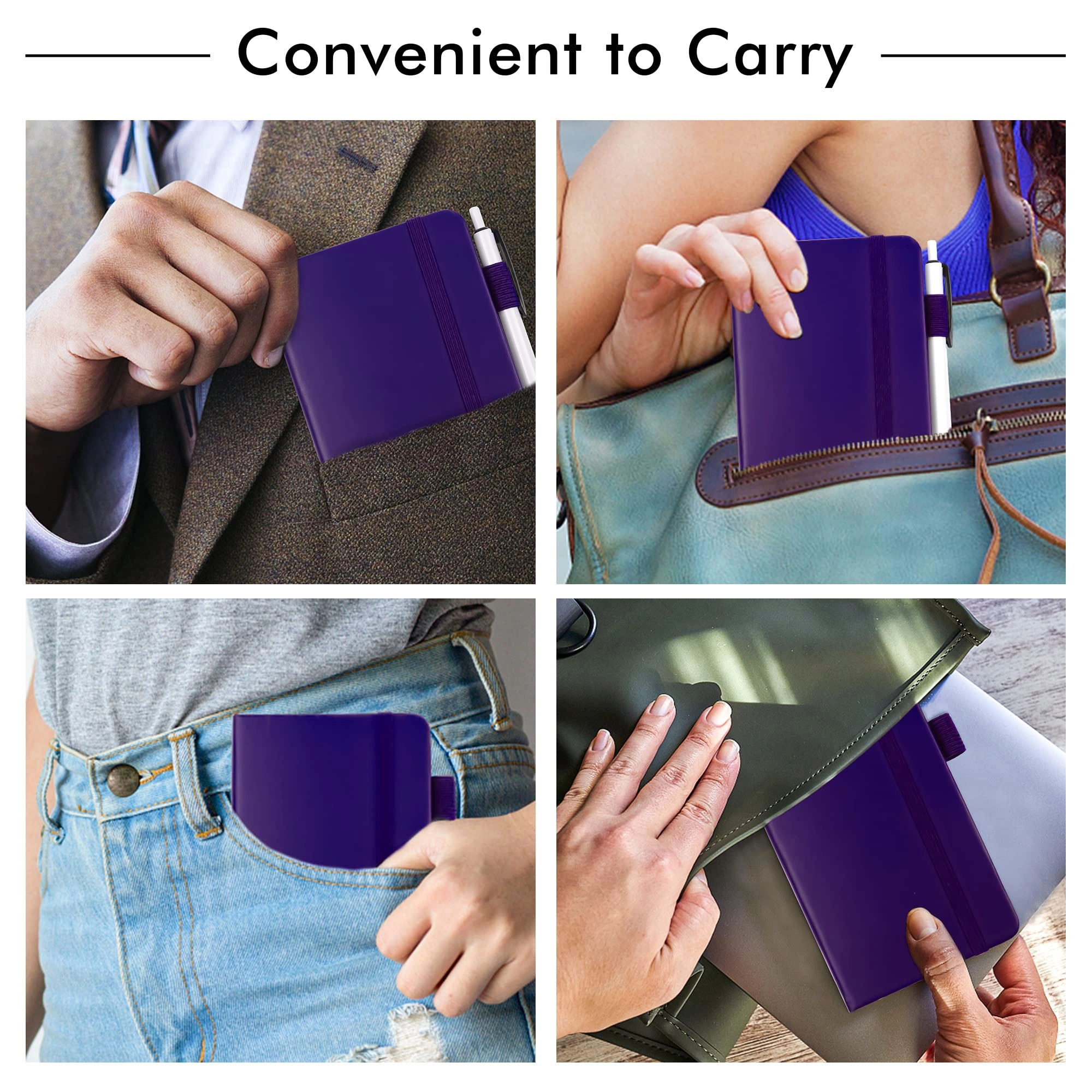 Pocket Notebook A6 Hardcover - Lined 56 Sheets