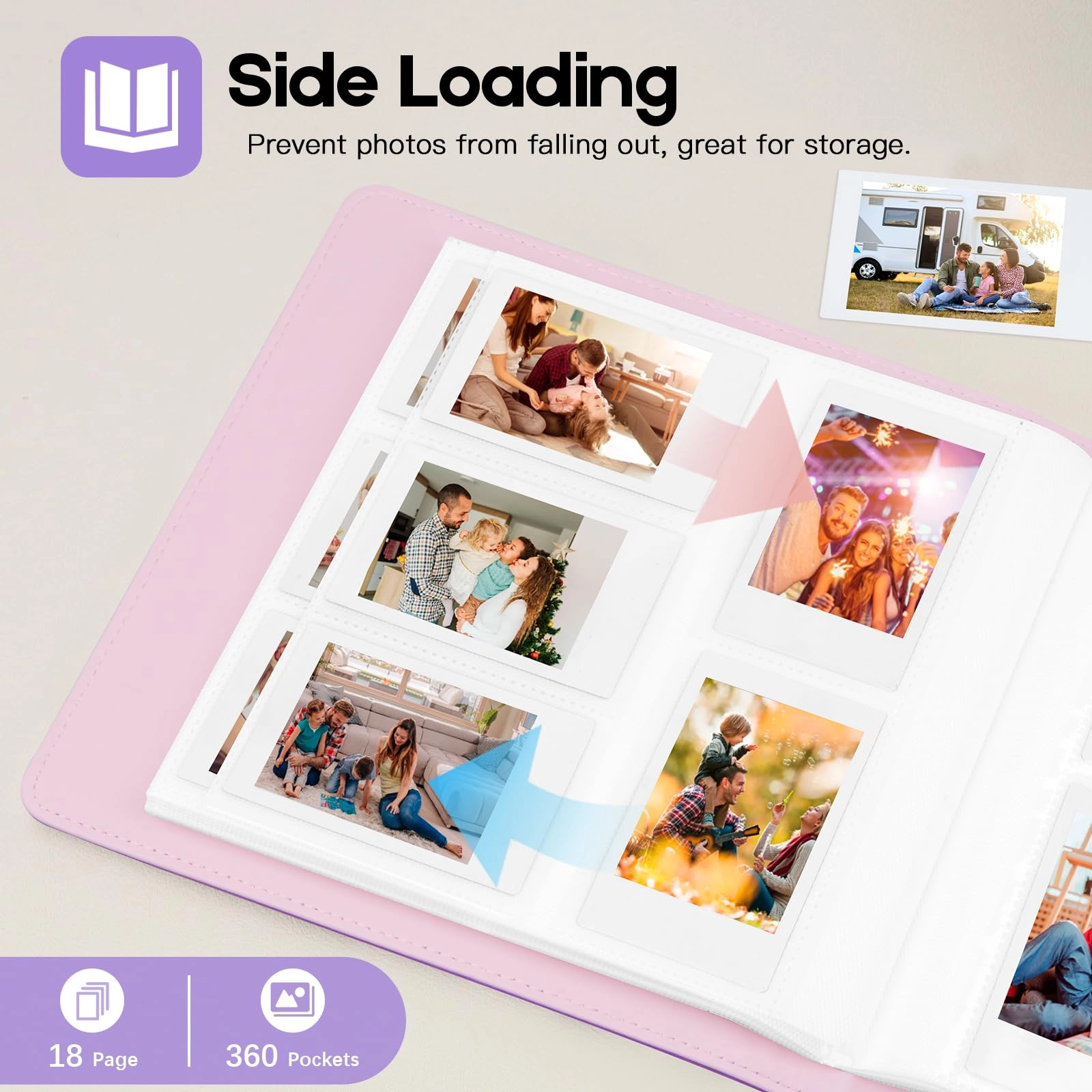 Mini Photo Album - 360 Pockets