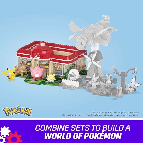 Pokemon Forest Pokemon Center - 4 Poseable Characters