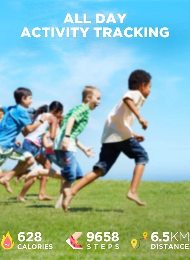 Vigor - Kids Fitness Tracker IP68 Waterproof Heart Rate Sleep Monitor