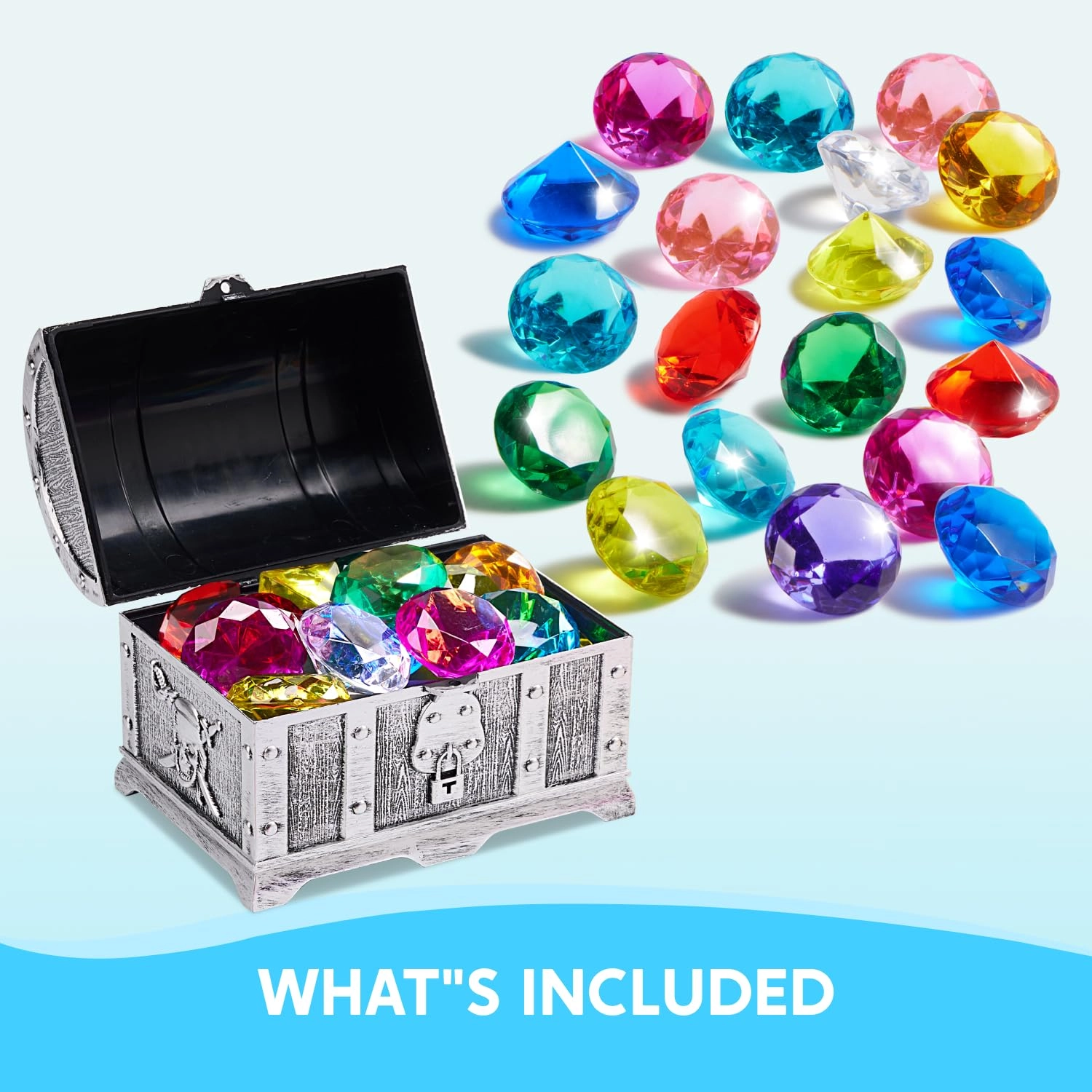 Diving Gems Set - 16pcs Pirate Treasure