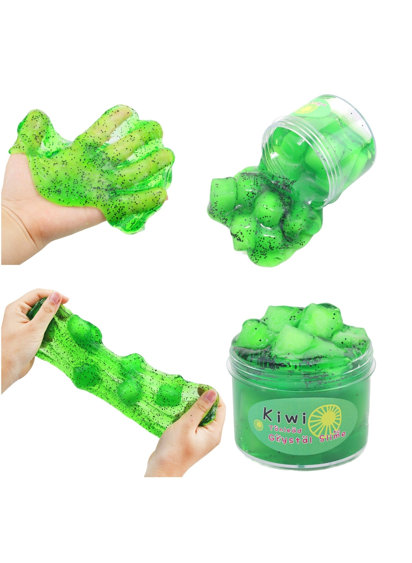 Clear Slime Crystal Putty - 5 pcs