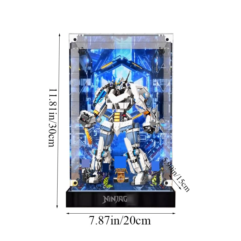 Acrylic Display Case for LEGO NINJAGO 71738 - 3mm thickness