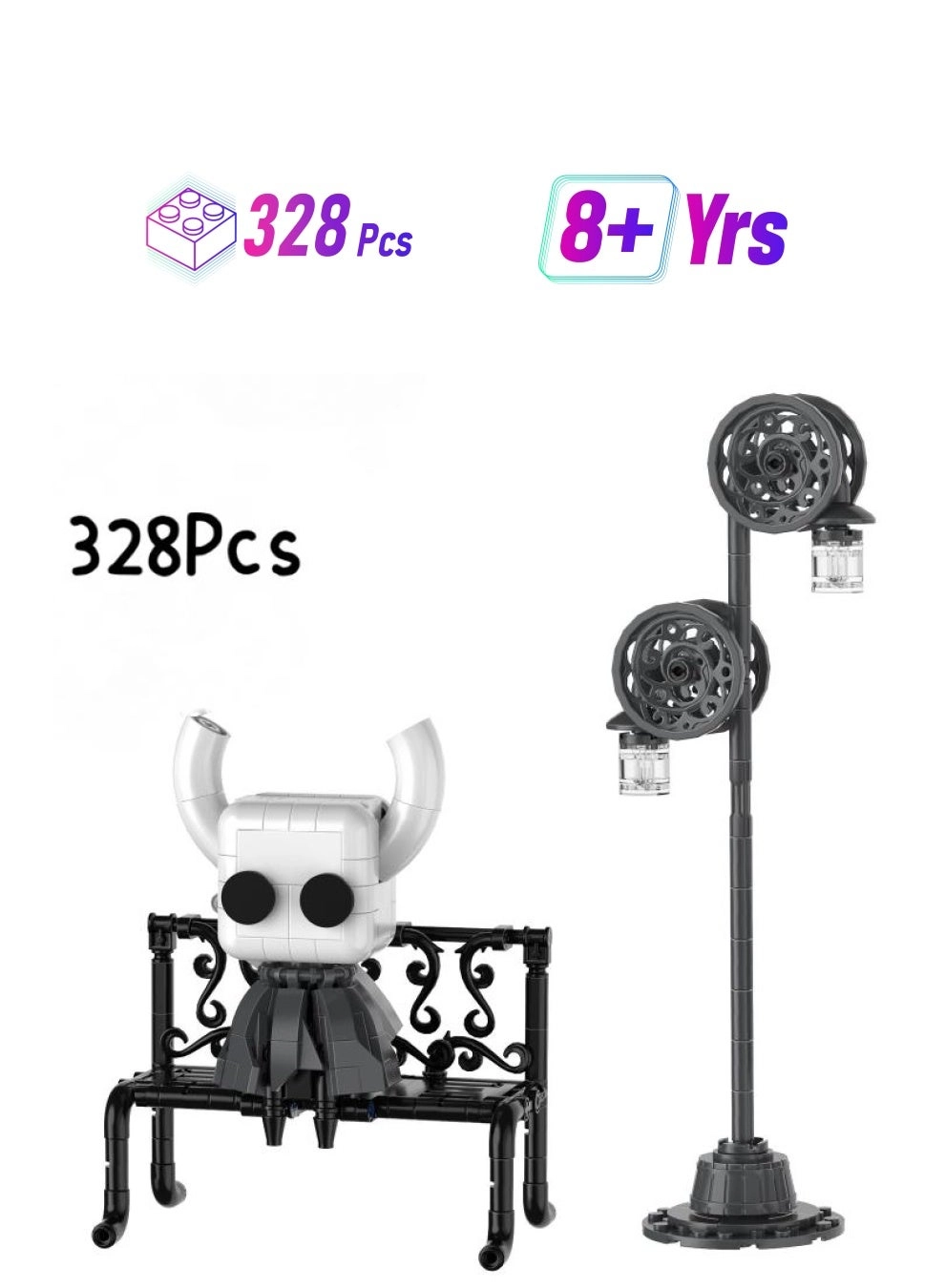 GE Knight Building Blocks Set - Hollow Knight 328 pcs