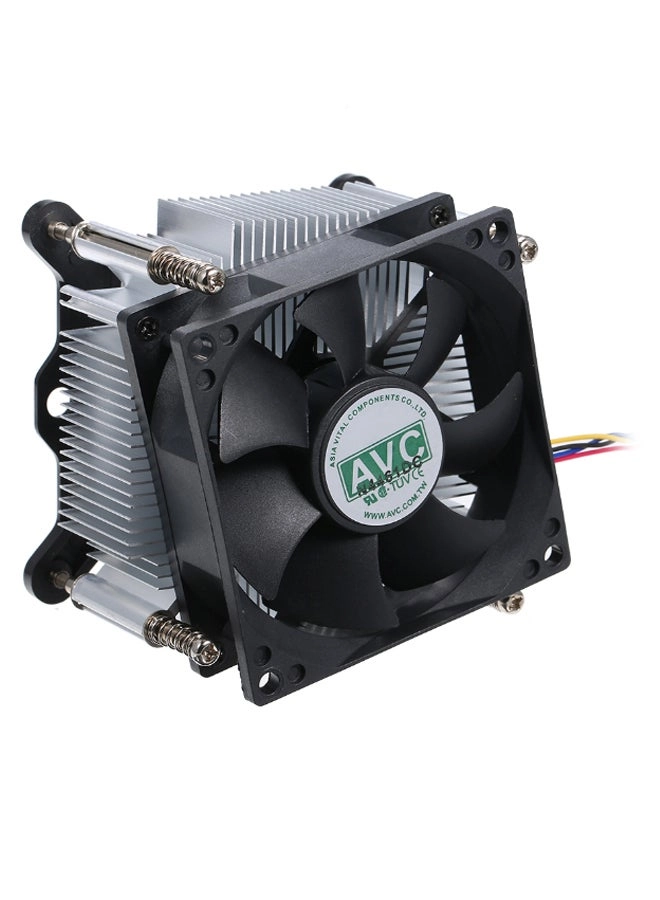 AVC Quiet Heatsink Radiator CPU Cooling Fan