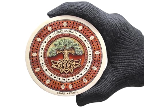 Tree of Life - 2 Track 60 Points Inlaid Travel/Pocket Size