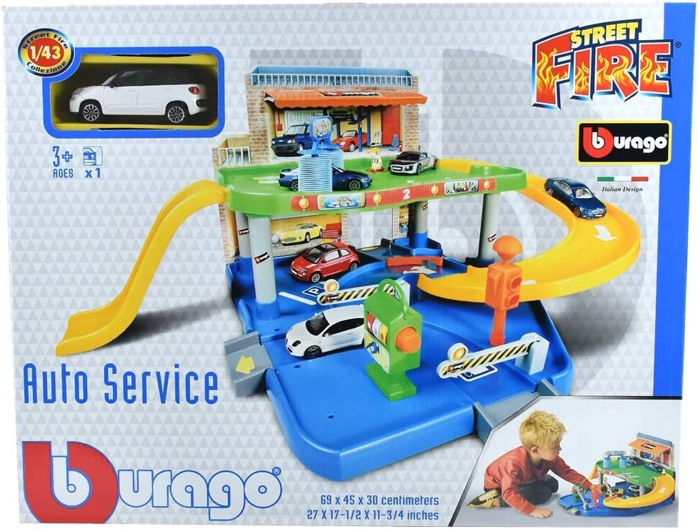 Street Fire Auto Service Playset - 1:43 1 pcs