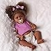 Reborn Baby Doll - 22 Inch Caramel Skin Tone Taupe Eyes Ages 3+