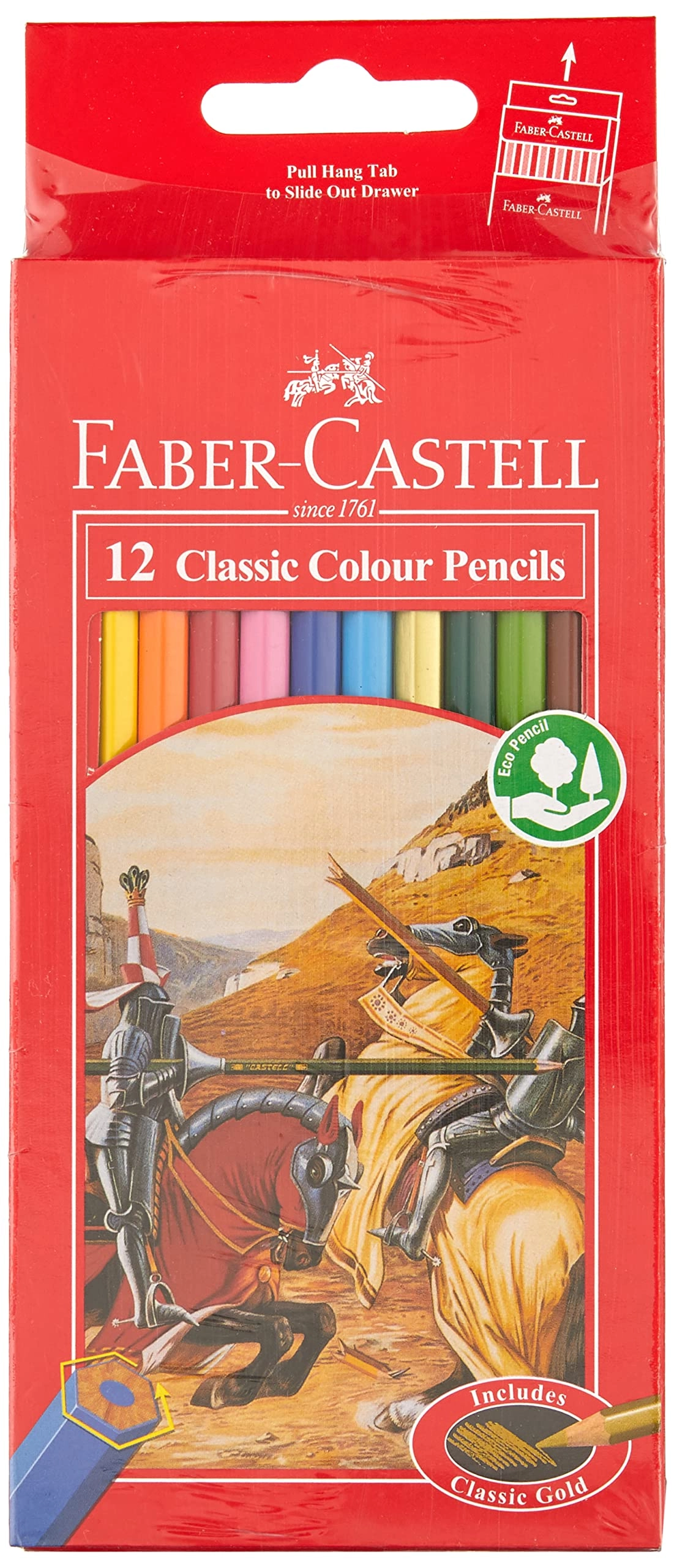 Classic Coloured Pencils - 12 Pcs