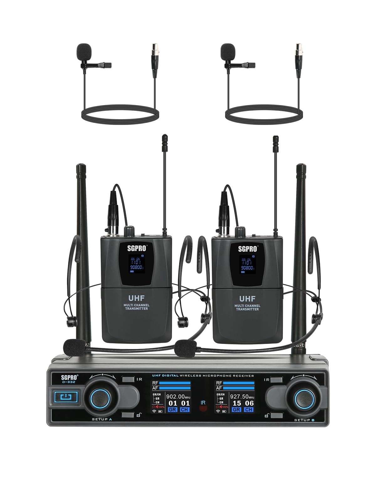 SGPRO D-332BB - Two UHF