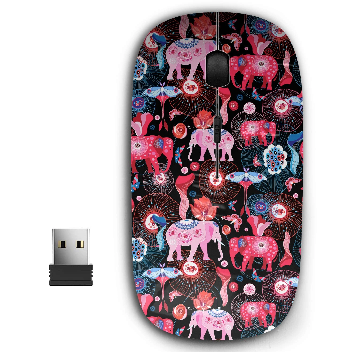 Ergonomic Portable Mouse - USB Wireless