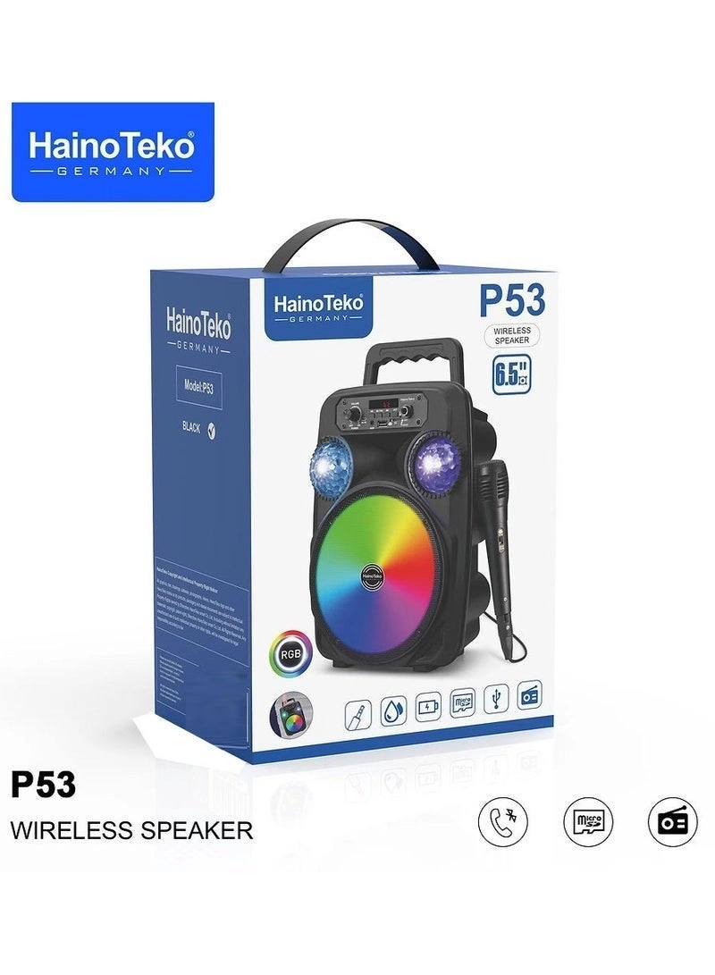 P53 - Wireless Bluetooth Built-in Mic RGB Lighting