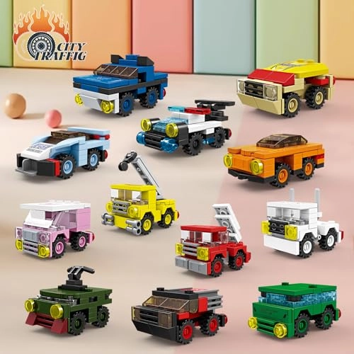City Vehicles Building Set - 584 pcs