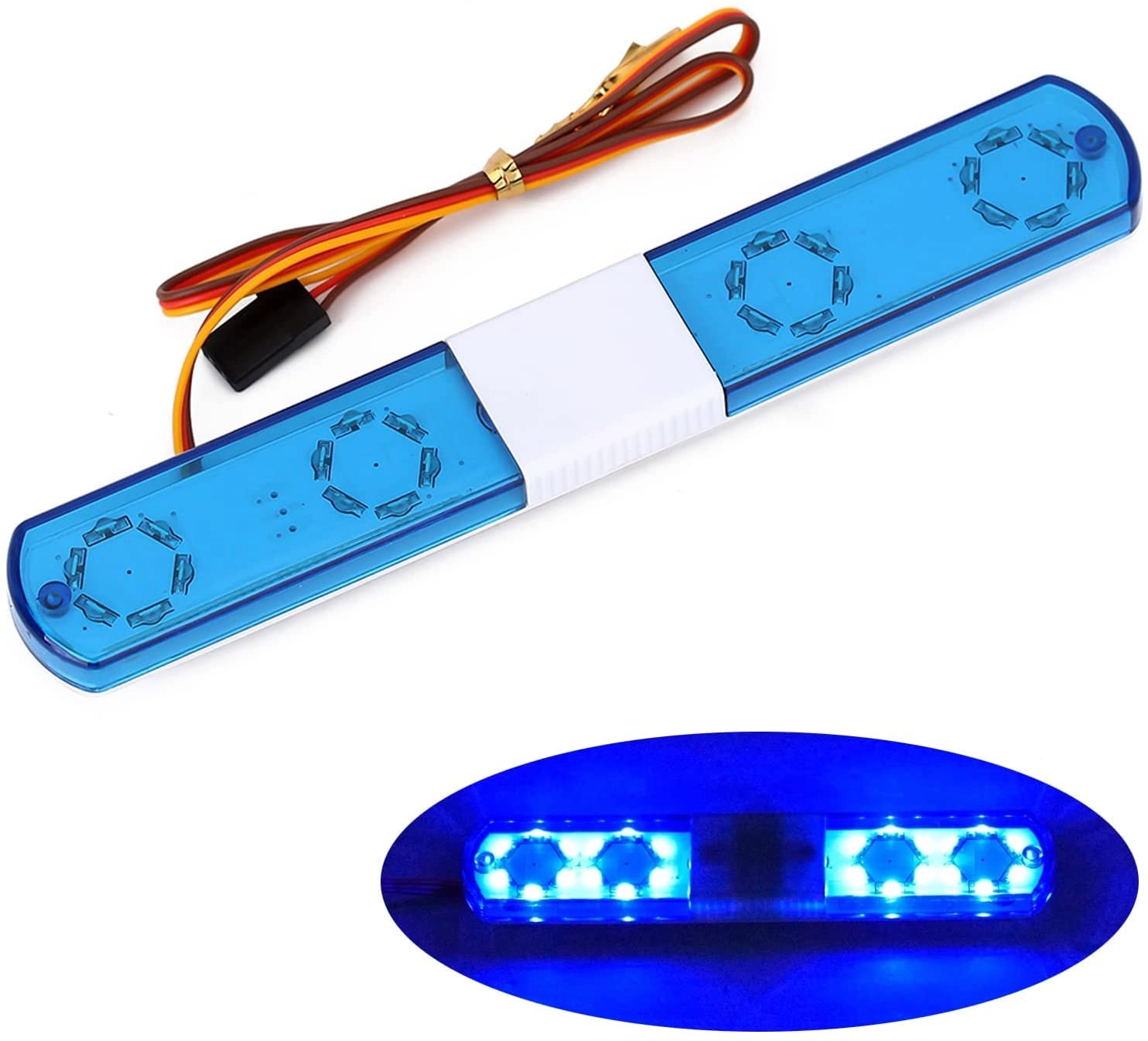 kingcoo RC Car Alarming Light - Multi-Function LED 5 Flashing Modes
