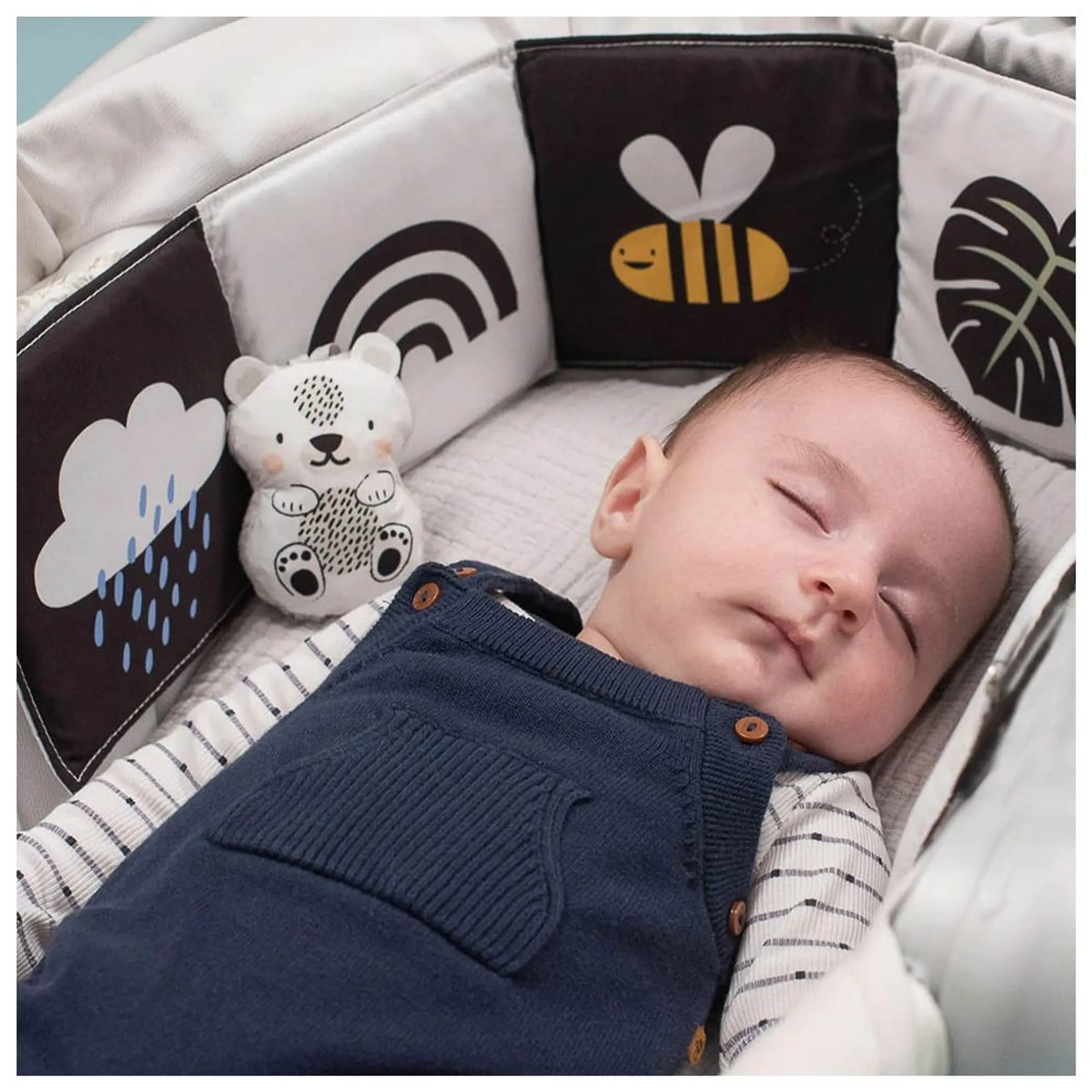 Tummy-time Mirror Polyester Book - 0-36 months