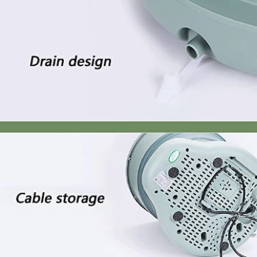 Folding laundry bucket B09MLFL6LR