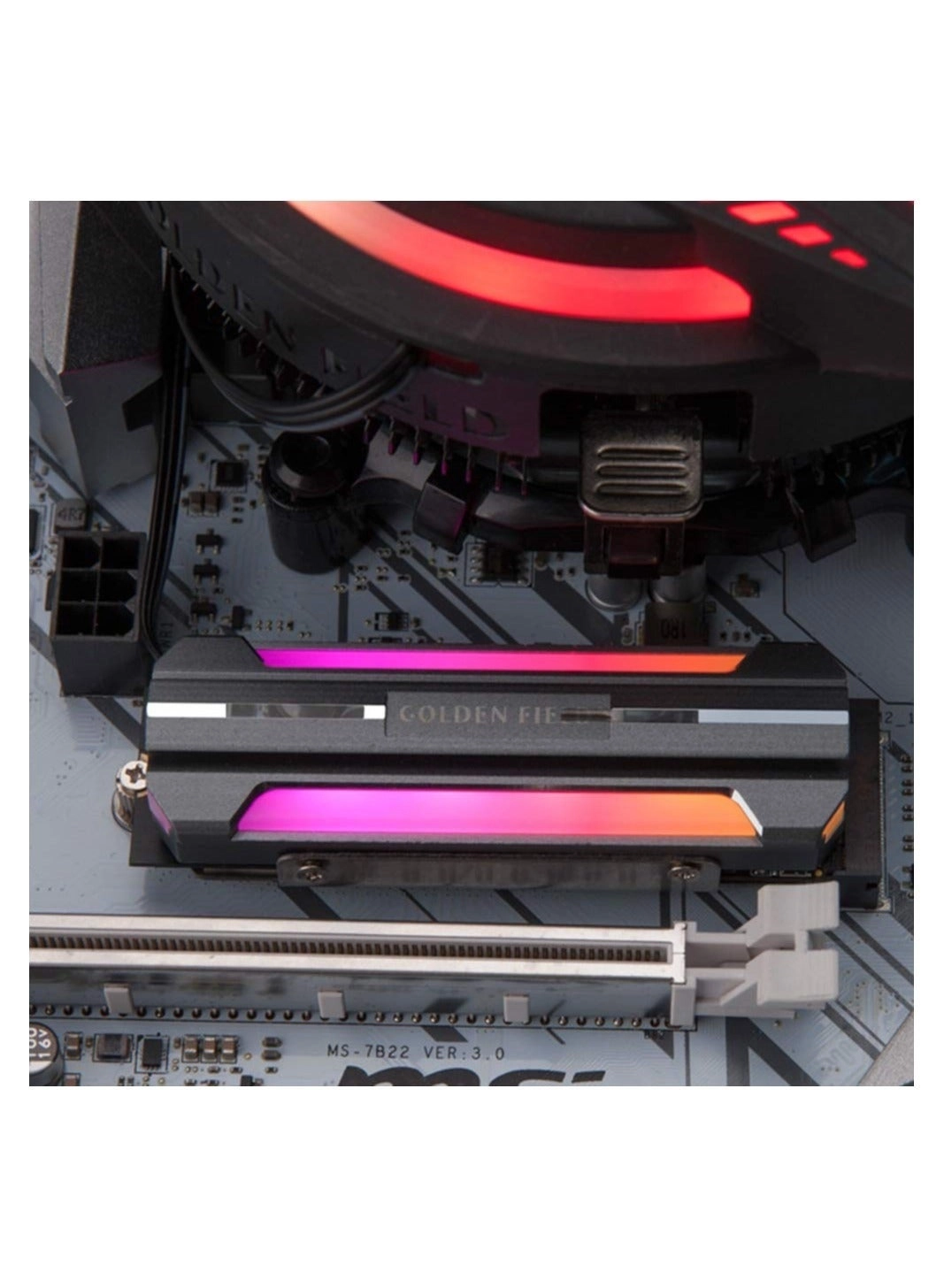 M.2 2280 Heatsink - 5V ARGB Thermal Pad