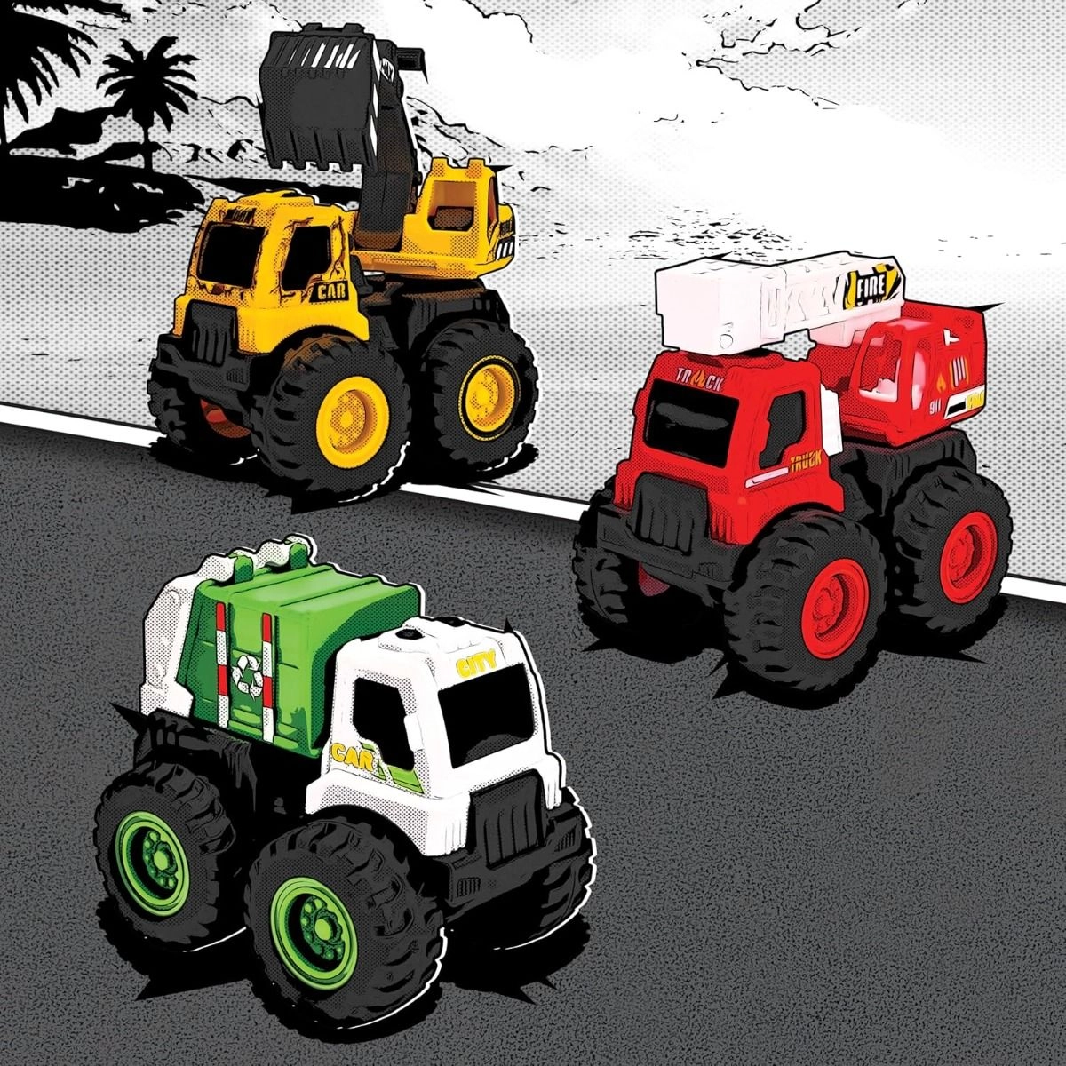 Mighty Engines Monster Truck