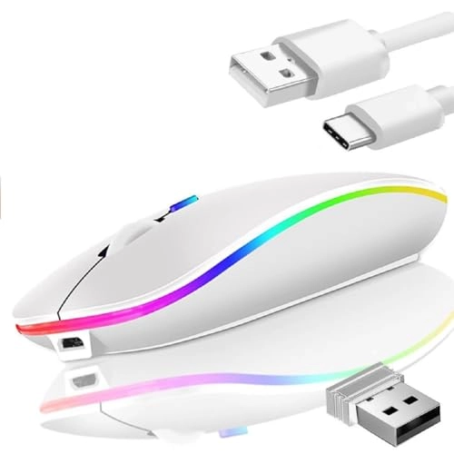 Wireless Optical Mouse - Bluetooth Radio Frequency Wi-Fi