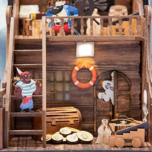 Book Nook Kit - 3D Wooden Puzzle DIY Miniature