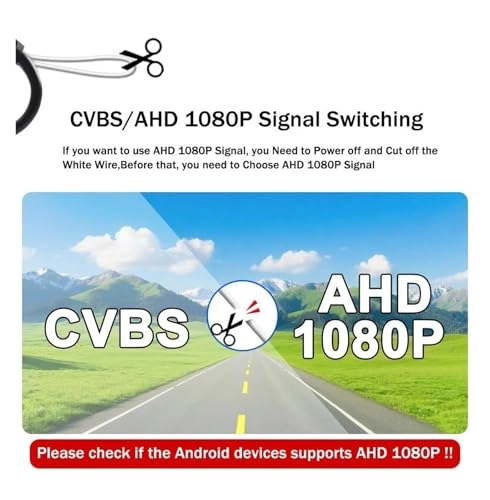 Car Reversing Camera - Night Vision Wire 4K