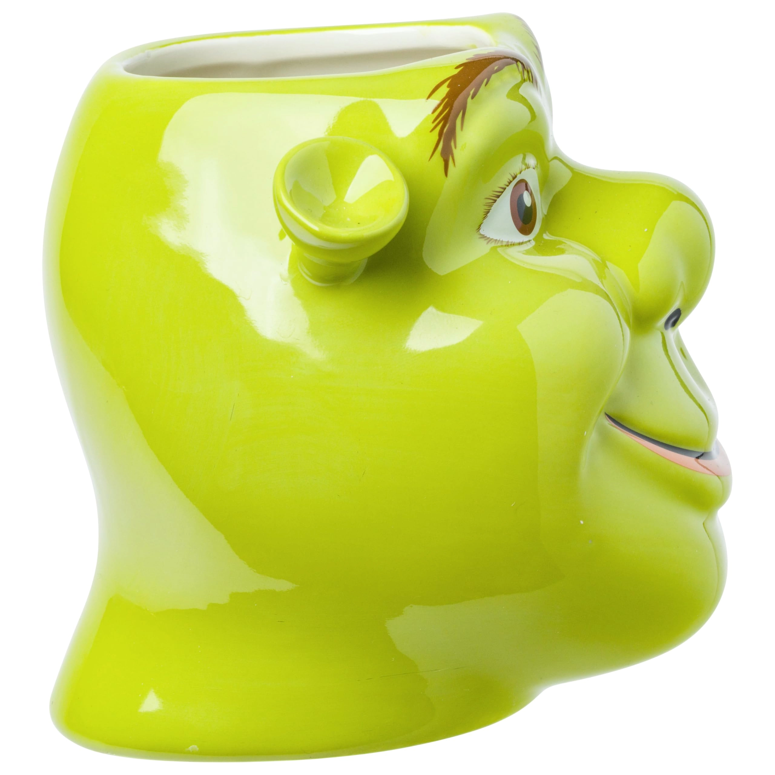 Shrek Face Grin Ceramic Mug - 1 pcs - 3D Sculpted