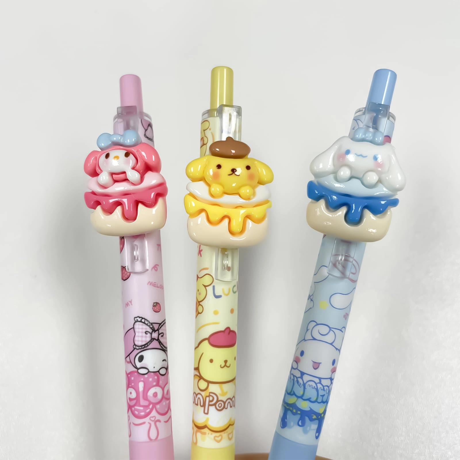 Sanri Pens - 6 black gel pens 0_5mm