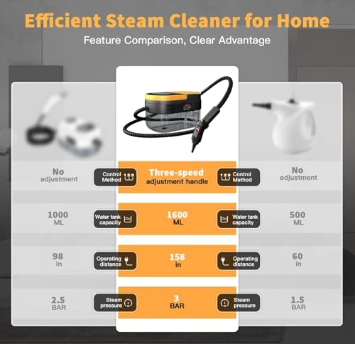 Steam Cleaner - 3BAR 1.69 Quarts