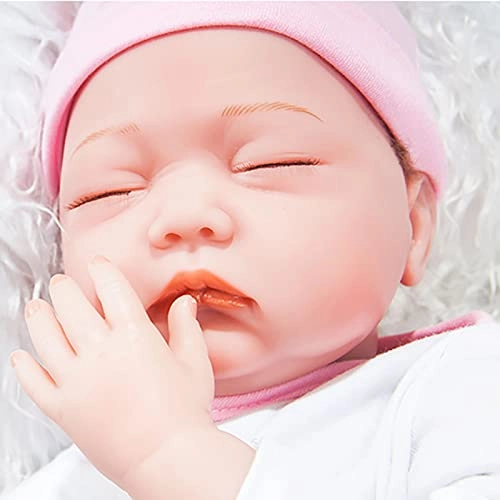 Reborn Baby Doll - 55cm Soft Silicone Limbs Cloth Body