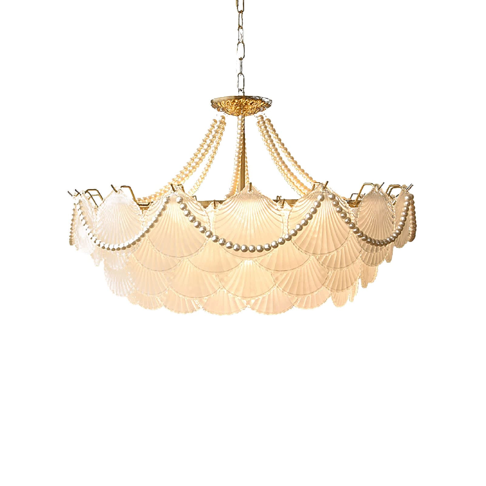 Pearl Shell Chandelier - E14 60*30cm