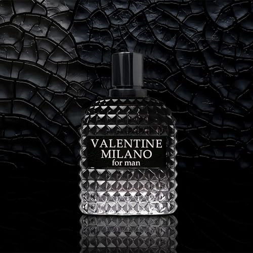 Valentine Milano - Eau de Toilette 3.4 Fl Oz + Invincible Grey - Eau de Toilette 3.4 Fl Oz